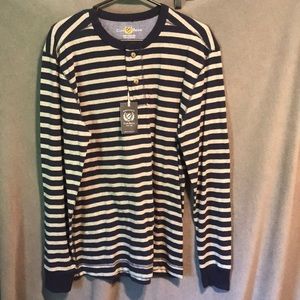 Club room size medium Henley shirt we ship fast